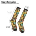 thumbnail image 3 of Bingfone Compression Socks for Women and Men Long Socks for Running Athletic Cycling Nurse-Robot and Monsters, 3 of 8