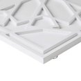 thumbnail image 1 of Madison Park Modern MDF Boho Notion Square Carved Wall Panel in Off White, 1 of 6