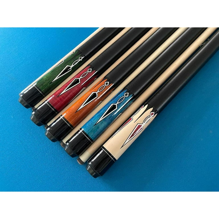 19 20 21 Oz Cue Weight Pool Cues Kmise Pool Stick Set Of 5, 58" , Canadian Maple Baguette De Billard Pool Cue Stick