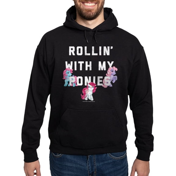 CafePress - My Little Pony Rollin With My Ponies Hoodie (Dark) - Pullover Hoodie, Classic, Comfortable Hooded Sweatshirt
