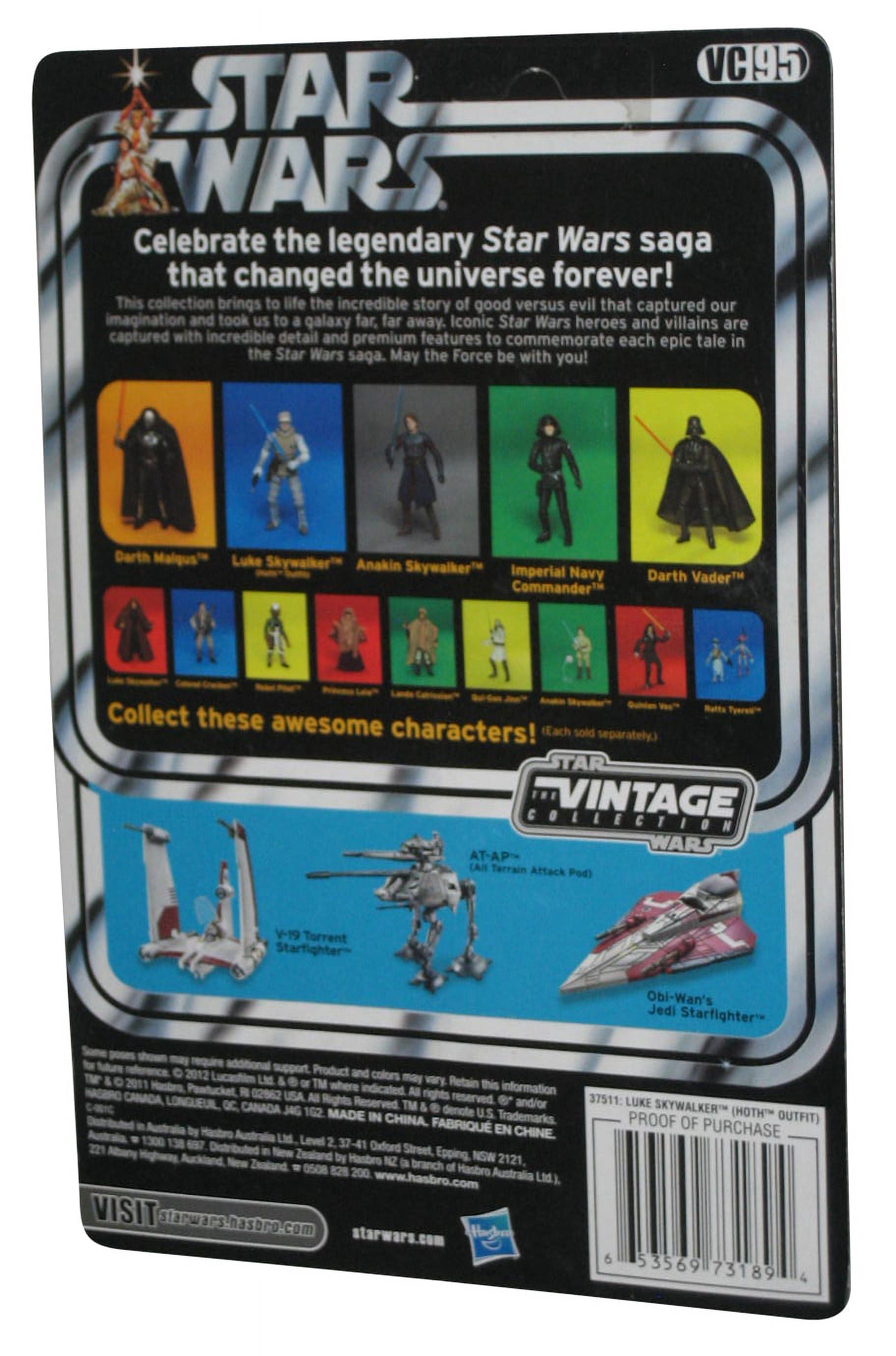 Star Wars: The Vintage Collection Action Figure VC95 Luke Skywalker (Hoth Outfit) 3.75 Inch