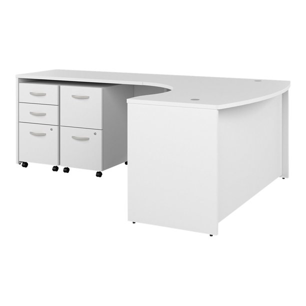 BBF Studio C Desk with 3drawer mobile file 2drawer mobile
