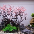 thumbnail image 3 of Unique Bargains 1 Pcs Colorful Coral Reef Decor Mini Faux Coral Decor for Aquarium Decorations Black Red 33.5x26.7cm, 3 of 7