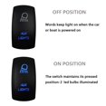 thumbnail image 3 of HAHDAXIA Blue Led Aux Light Rocker Switch with Jumper Wires 5Pin ON Off SPST Toggle Switch for Automotive 4x4 Caravan UTV Can-Am Commander ATV 12V/20A 24V/10A, 3 of 6
