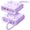 Purple, variant on ORICO Power Strip, 15W GaN USB C Charging Station, 8 in 1 Extension Cord with 4 AC Outlets, 2 USB A and 2 USB C Ports, 5ft Flat Plug Desktop Charger for Home Office Dorm Travel -White (1 PCS)