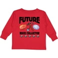 thumbnail image 3 of Inktastic Future Rock Collector Boys or Girls Long Sleeve Toddler T-Shirt, 3 of 5