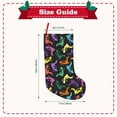 thumbnail image 3 of Picia Colorful Lizards Pattern Christmas Stockings, 18 Inches Knit Christmas Stockings, Stockings Christmas Cable Knitted Xmas Hanging Stockings, 3 of 7