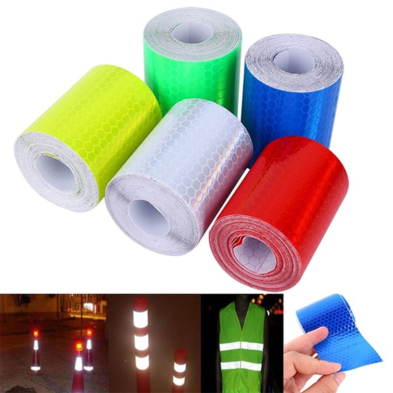 5CM*1M Car Truck Reflective Safety Warning Conspicuity Roll Tape Film Sticker 