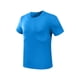 thumbnail image 4 of Ceisia Men's Slim Fit Short Sleeve Crew Neck Athletic T-shirt Quick Dry Solid Color Workout Top Sky Blue L Gifts, 4 of 6
