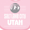 thumbnail image 4 of Inktastic Salt Lake City Utah Mountains Boys or Girls Baby Bib, 4 of 4