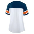 thumbnail image 3 of Women's Fanatics White/Navy Chicago Bears Athena Rhinestone Lace-Up V-Neck T-Shirt, 3 of 3