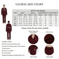 thumbnail image 4 of GLOBAL Mens Cotton Knit Sleepwear Matching Pajamas Set for Couple Loungewear,Sizes S to XXL, 4 of 6