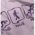 thumbnail image 5 of Crawl Walk Bike Street Sign Humor Toddler Boy Girl T Shirt Infant Toddler Brisco Brands 2T, 5 of 6