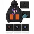 thumbnail image 5 of Gamivast Heated Hoodie for Men and Women Printed Multiple Heating Zones and 3-levels Hooded Pullover with Pocket USB Rechargeable Washable Long Sleeve Sweatshirts no Power Bank, 5 of 5