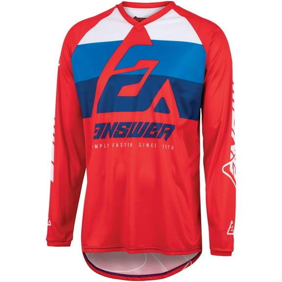 Answer A23 Syncron CC Youth MX Offroad Jersey Red/White/Blue XL