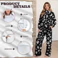 thumbnail image 6 of Xoenoiee Dog Paw Print Women's Fall 2 Piece Lounge Sets Long Sleeve Sweatshirt Jogger Pants Sweat Track Suits Travel Outfit Winter Clothing, XL, 6 of 7
