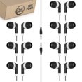 thumbnail image 1 of JustJamz Bulk Earbuds 100 Pack | Basic Ear Bud, Black Dot in-Ear Earphones, Disposable Headphones, Class Headphones Set for Students, Earphones for Class, Kids, Classroom, Library, Wired Earbuds, 1 of 5
