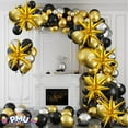 thumbnail image 7 of PMU Magic Shiny Starburst 22 Inch Mylar Foil Balloon - Gold - Party Decoration Accesory (1/Pkg) Pkg/1, 7 of 7