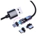 thumbnail image 5 of Methold Cable de succión magnética para USB Carga rápida Cabeza redonda Opcional 3 EN 1 Enchufe para Type3 NO3, 5 of 6