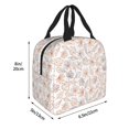 thumbnail image 2 of Yiaed Maple Leaves Print Insulated Lunch Bag Reusable Cute Tote Lunch Box, Leakproof Cooler Lunch Bags for Work Office Travel School Picnic, 2 of 5