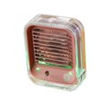 thumbnail image 2 of Ventilador de refrigeración personal, ventilador portátil Mister, luz nocturna LED, Mini ventilador silencioso, ventilador de mesa USB para habitación marrón Sunnimix Abanico pequeño personal, 2 of 8