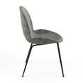 thumbnail image 5 of Pemberly Row Fabric Side Chairs with Black Matte Metal Legs (Set of 2), 5 of 7