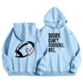 thumbnail image 1 of WEAIXIMIUNG Sweat à Capuche Zippé pour Femmes, Manches Longues, Imprimé Graphique, Léger, Pull de Football, 1 of 4