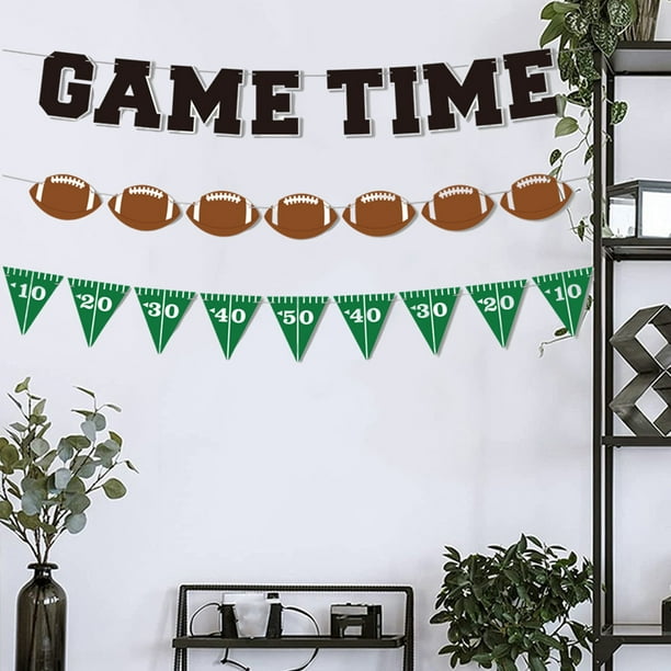 SWETRACE 3Jgo Accesorio Colgante Para Fiesta De Fútbol Americano Con Llamativo Y Duradero