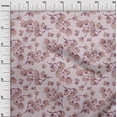 thumbnail image 3 of oneOone Cotton Jersey Light Pink Fabric Floral Craft Projects Decor Fabric Printed By The Yard 58 Inch Wide, 3 of 4