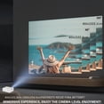Portable Projector with Built-in Speakers & USB-Powered Operation ...