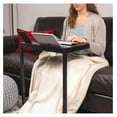 thumbnail image 6 of Sofa Table TV Tray with Tablet and Phone Slots - Work from Home - Laptop Stand for Couch Bed - Metal Legs - Console Lapdesk - Breakfast Eating Food - Coloring Computer - Lap Desk, 6 of 9