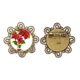 thumbnail image 1 of Ramo de flor de Pascua rojo flor de Navidad Broche de flores, regalo de joyería para mujeres y niñas Unbranded M, 1 of 3