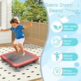 thumbnail image 6 of Trampoline for Kids, 25 Inch Toddler Trampoline Bounce Board Indoor Outdoor with Non-Slip Base, Balance and Bounce Jumping Sensory Toy for 3-12 Boys & Girls Autistic Kids Training Equipment, Red, 6 of 8