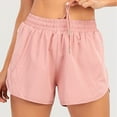 thumbnail image 2 of Loopsun Summer Shorts for Women, Womens Summer Solid Pocket Casual Sports Shorts Pink XXL, 2 of 3