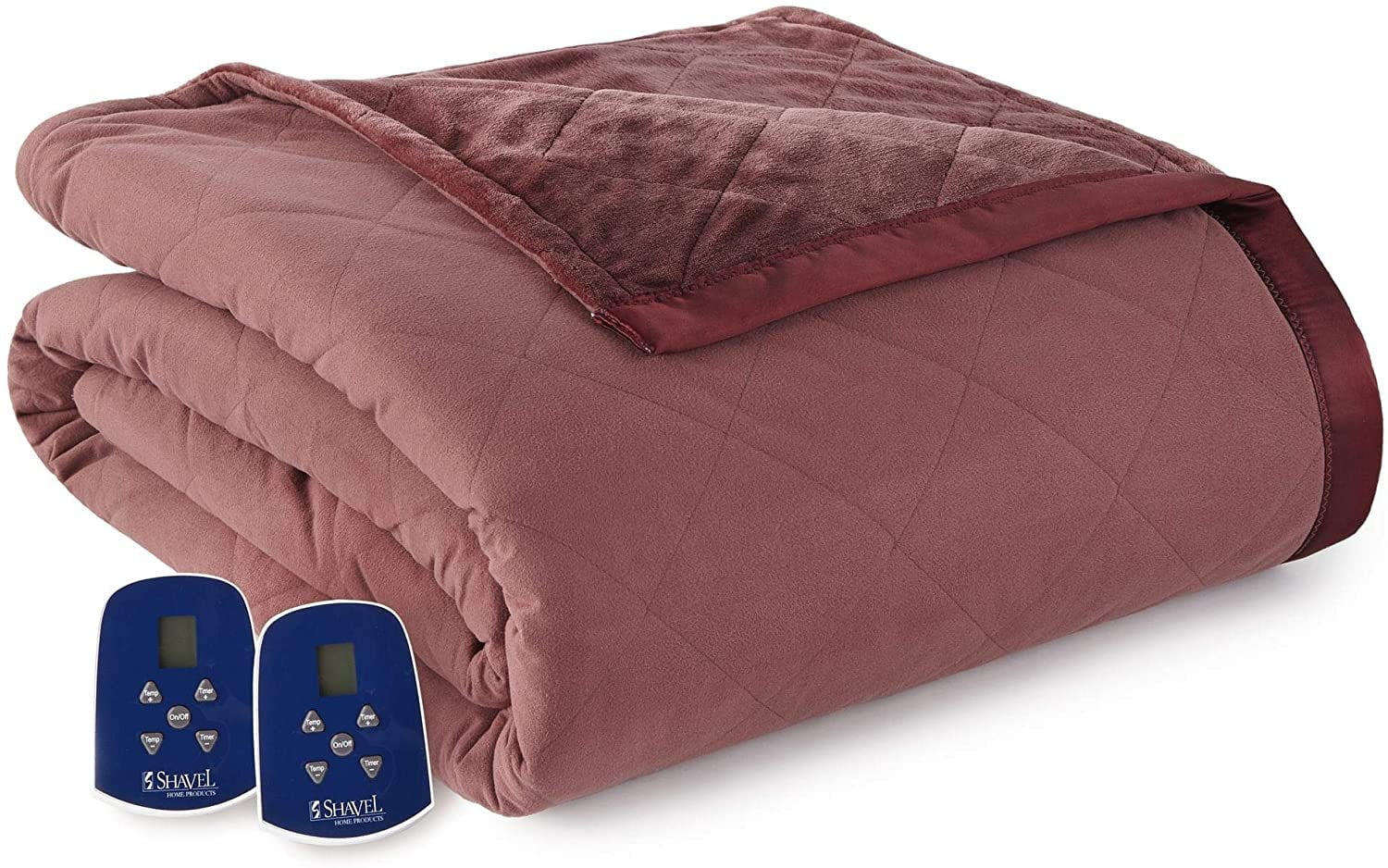Micro Flannel® to Ultra Velvet® Electric Heated Blanket