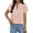 B39 Beige womens summer casual tops clearance under $5, variant on of the Week Yrmaups Summer Basic Tops Tee Shirts for Women Under $5 Casual Petal Short Sleeve V Neck Ruched Elastic Waist Blouses Fashion Cute Peasant Black Blouses Clothes