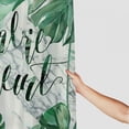 thumbnail image 3 of Orinice Green Leaf Shower Curtain for Bathroom Banana Leaf and Monstera on Grey and White Marble Bathroom Shower Curtains with Hooks, Get Naked Tropical Botanical Bathroom Curtains Shower Set  60x72, 3 of 7