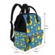thumbnail image 2 of Disketp Rubber Duck Mochila de Pañales de Gran Capacidad con Múltiples Bolsillos, Mochila de Viaje Multifuncional para Bebé, Unisex, Moderna y Resistente, 2 of 6
