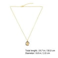 thumbnail image 2 of 1 pc Mother's Day Gift Virgin Mary Pendant Necklace Exquisite Jewelry (Colorful), 2 of 10