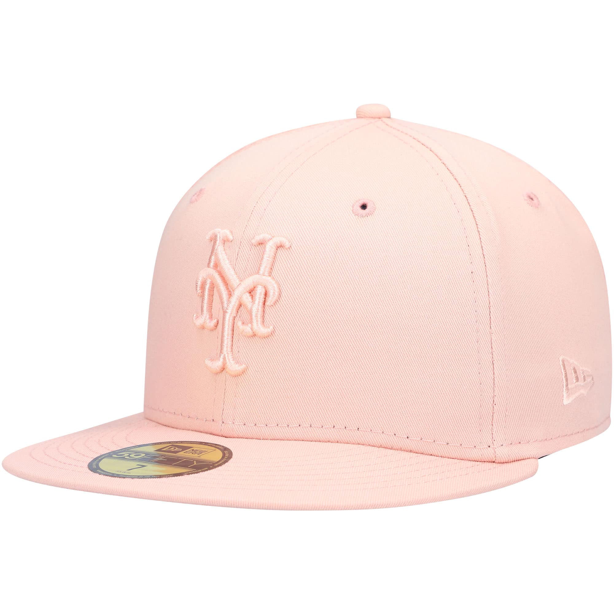 New York Mets PINK CADDY Fitted 7 1/2 Hat Cap