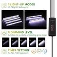 thumbnail image 3 of MQHUAYU Seed Starter Tray with Grow Light, 2 Pack 80 Cells Smart Timer Seedling Starter Kit with Humidtiy Dome, Plant Seed Germination Kit Planting Seeds, 3 of 9