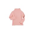 thumbnail image 2 of Mialoley Kids Tops, Girls Solid Color Stand Collar Long Sleeve Pullover Blouse 1-6Years, 2 of 6