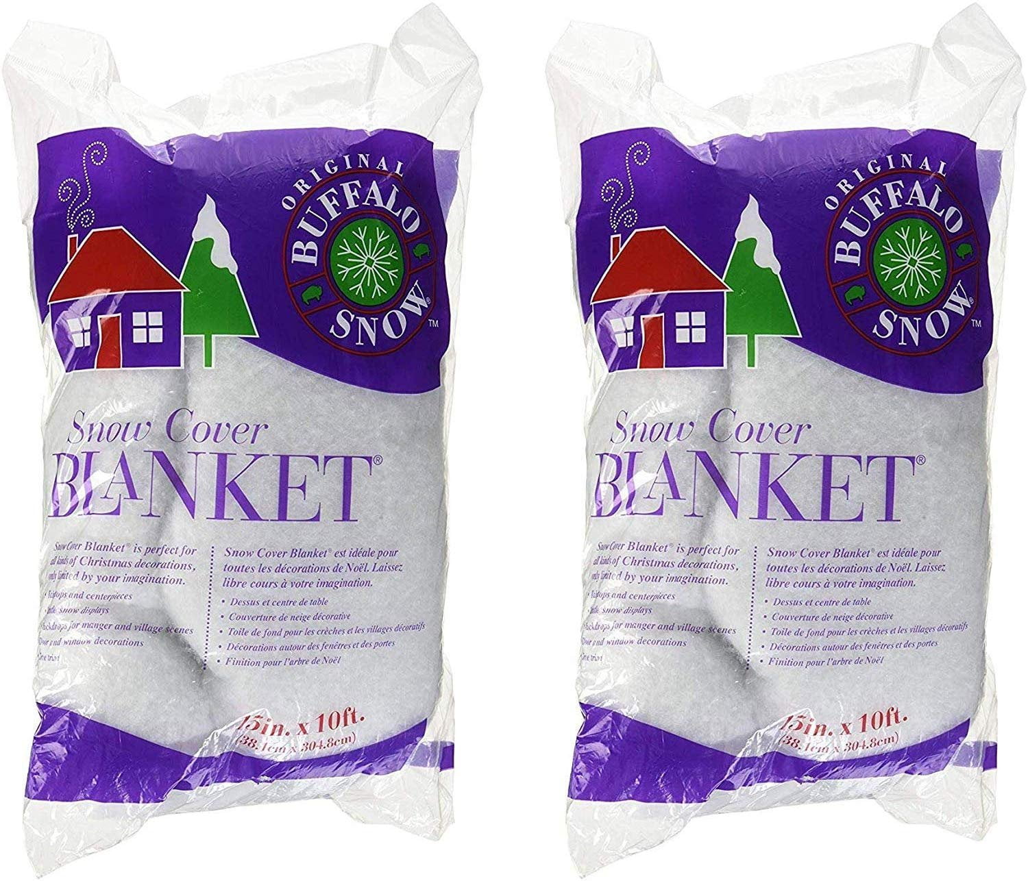 Buffalo Batting CB2351 Snow Cover Blanket 15in.x10ft. 1/Pkg wo ack