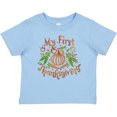 thumbnail image 3 of Inktastic My 1st Thanksgiving Pumpkin Vegetables in Orange and Green Boys or Girls Baby T-Shirt, 3 of 5