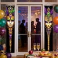 thumbnail image 6 of Cheapark Carnival Decor Party Atmospheres Hanging Flags Mardi Gras Festival Couplets Banners, 6 of 6