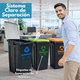thumbnail image 4 of 3 Botes de Basura Promeyco Estación de Reciclaje 40l separador, 4 of 12