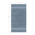 thumbnail image 2 of FBTS Prime Cotton Hand Towels 16x31 inch Extra Soft, Solid Blue, 2 per Pack, 2 of 6