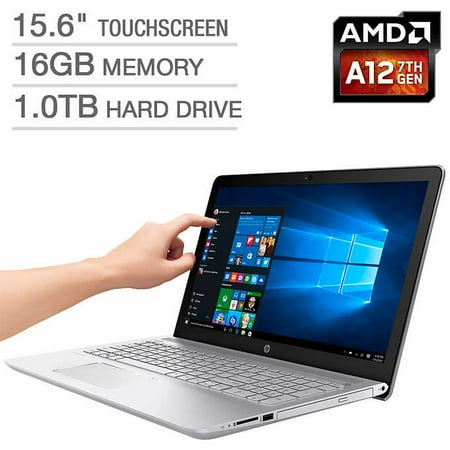 hp touch pavilion laptop screen 16gb memory 15z touchscreen a12 hdd amd 1tb notebook 1080p dialog displays option button additional