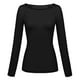 thumbnail image 1 of Blusa de malla transparente de manga larga para mujer: moldea los brazos sin costuras, elegante top a rayas para uso informal/vacaciones, tallas S-XXL, 1 of 3