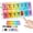 Colorful, variant on Medicine pill organizer 7 Day AM/PM, Easy Fill & Open Medication Organizer Vitamin Reminder Holder Day and Night